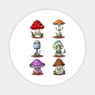 Funny Magic Mushrooms Magnet